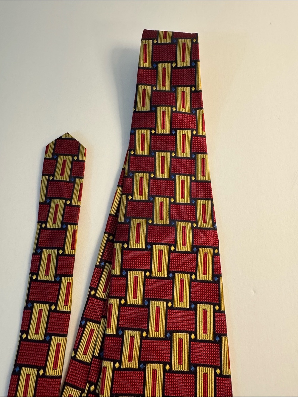 Studio By Fumagalli’s 100% Silk Neck Tie - Picture 4 of 14